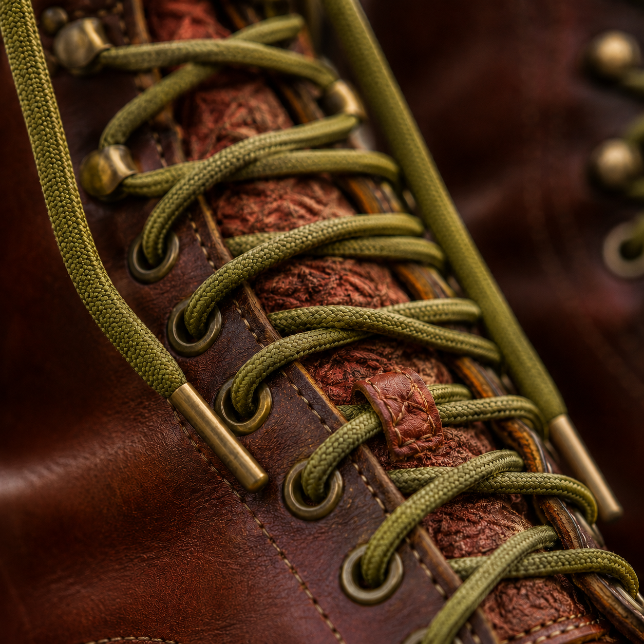 CoreLine 550 Green Moss Boot Laces - Image 5