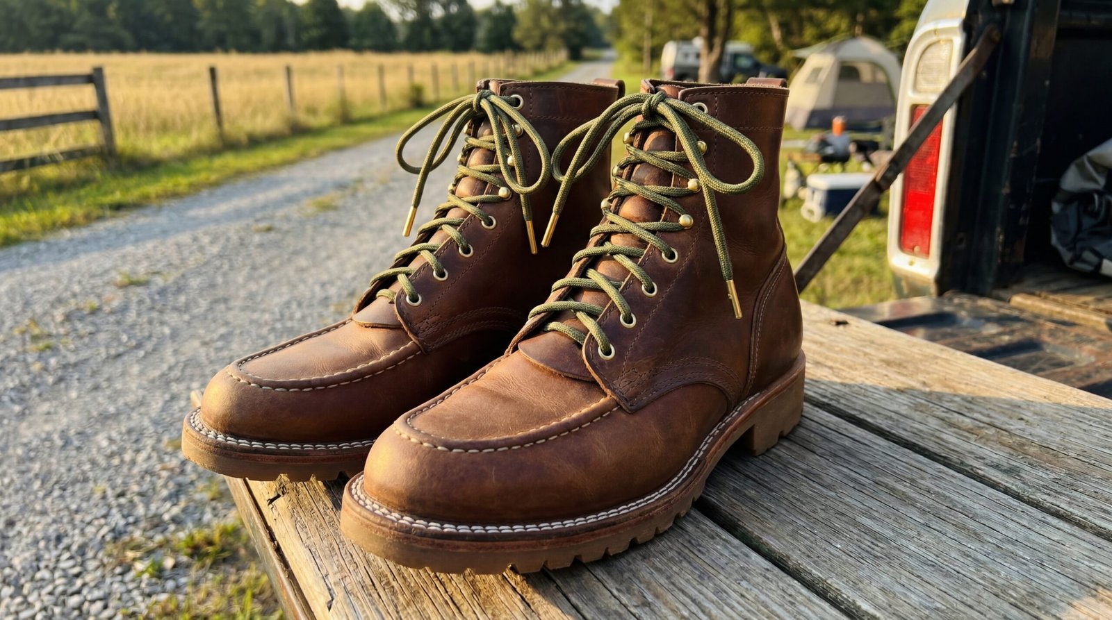 CoreLine 550 Green Moss Boot Laces - Image 3