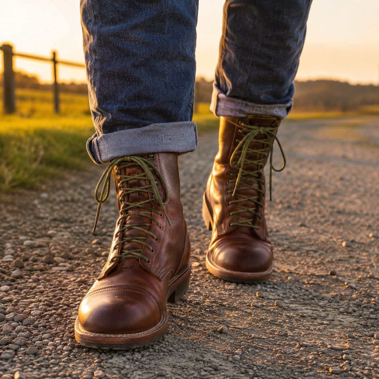 CoreLine 550 Green Moss Boot Laces - Image 4