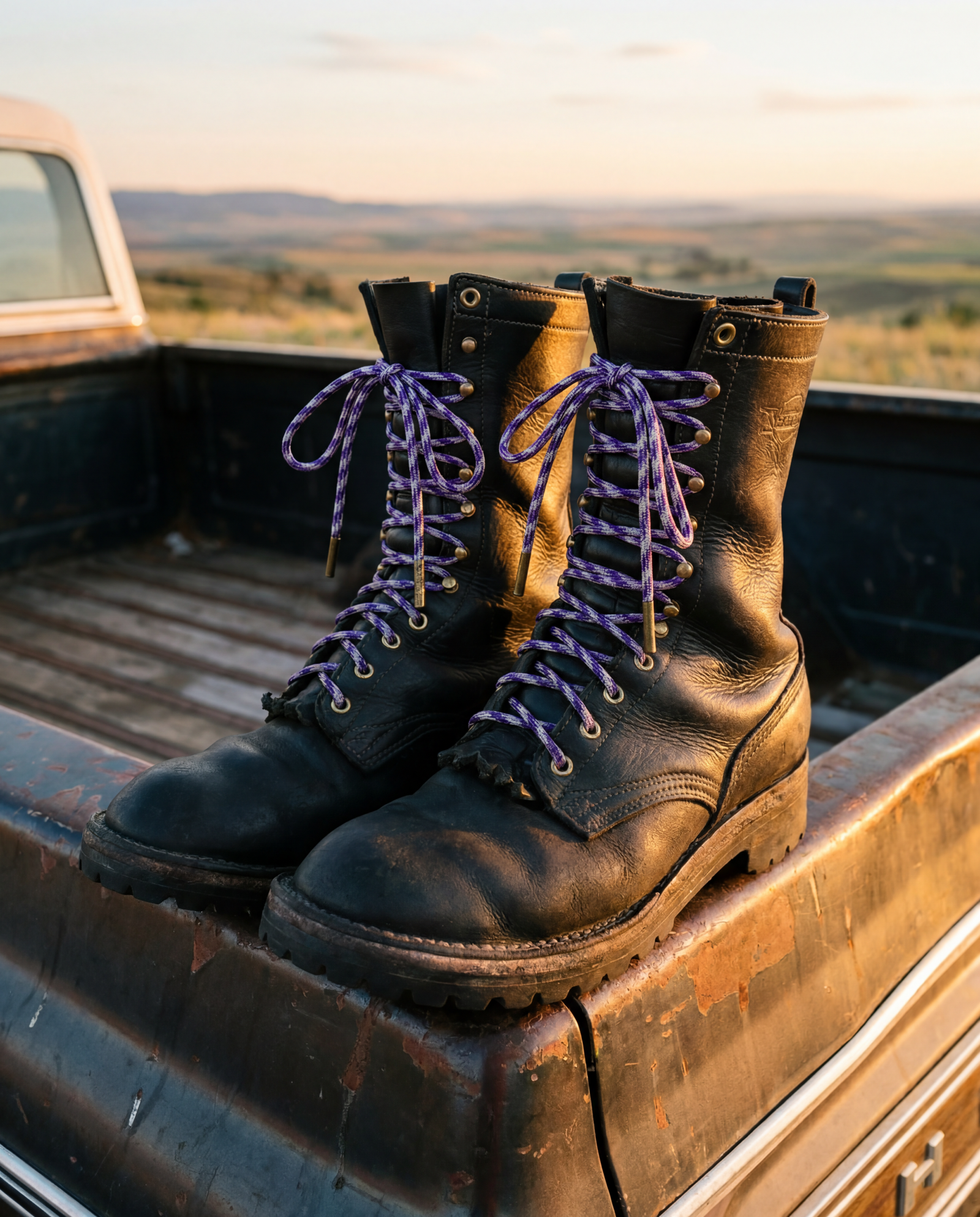 CoreLine 550 Sunset Purple Boot Laces - Image 6