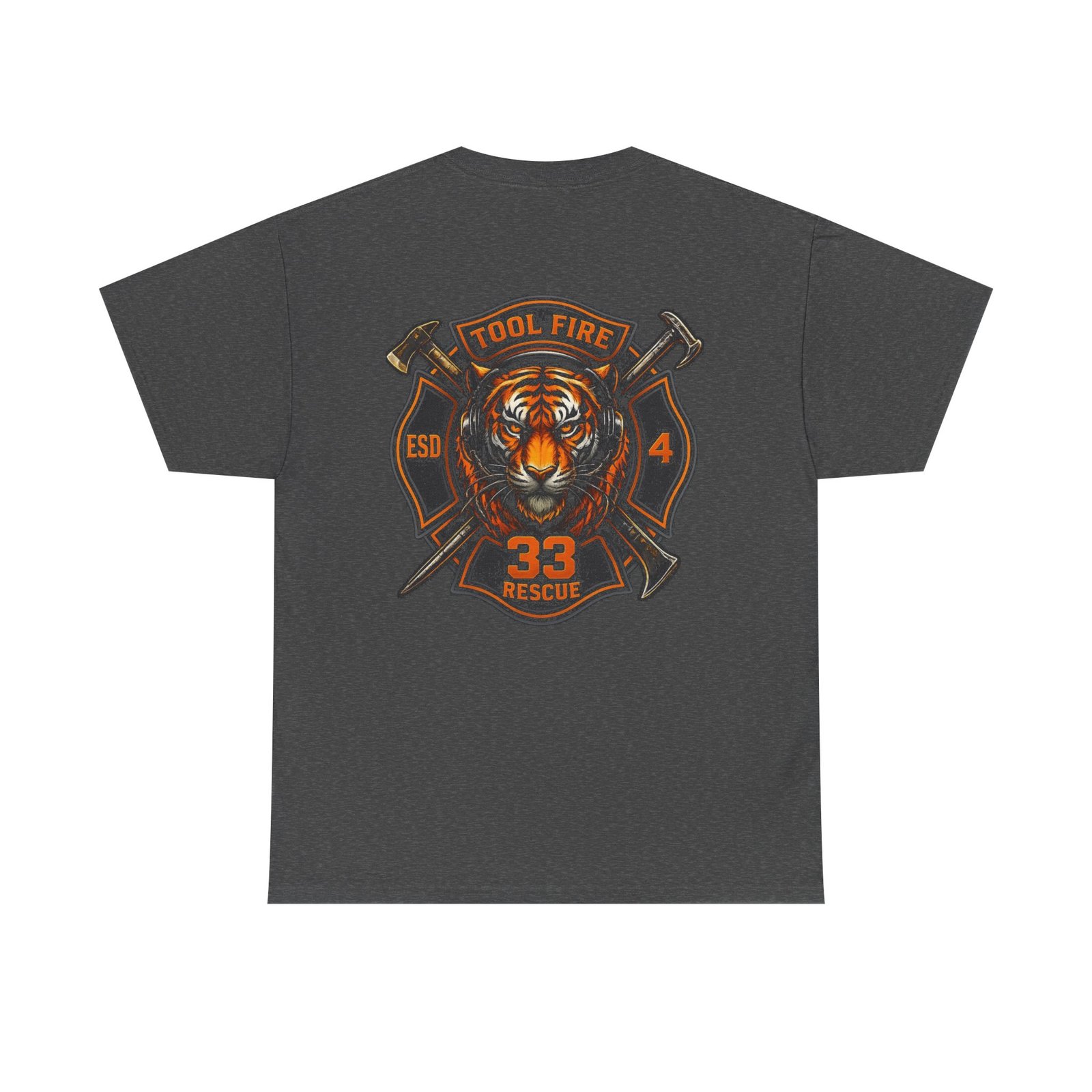 Tool Firefighter Tee — Tool Fire Tiger Graphic T-Shirt - Image 17