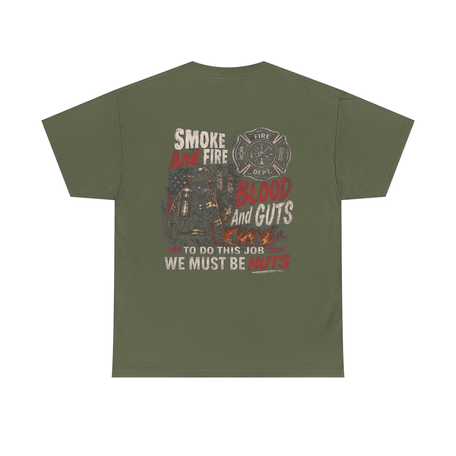 Smoke Eater Gear - Smoke, Fire, Blood and Guts T-Shirt - Image 32