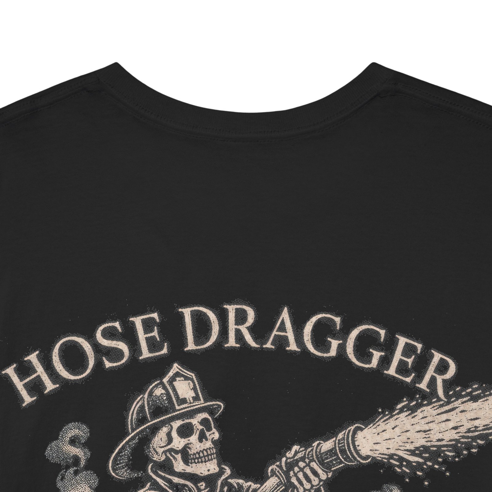Smoke Eater Gear Hose Dragger Firefighter T-Shirt - Image 6