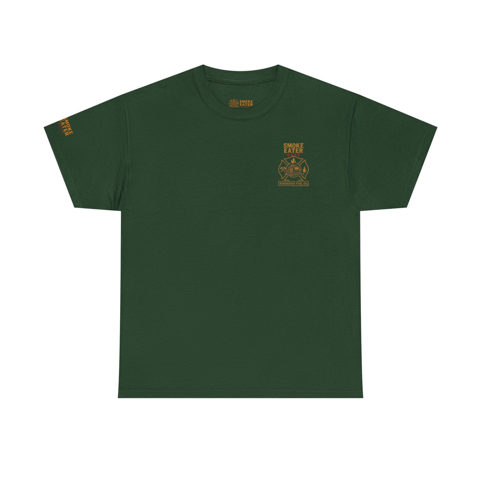 Smoke Eater Gear Hose Dragger Firefighter T-Shirt - Image 34