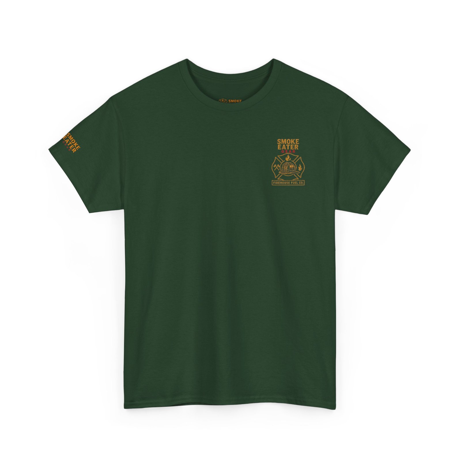 Smoke Eater Gear Hose Dragger Firefighter T-Shirt - Image 25