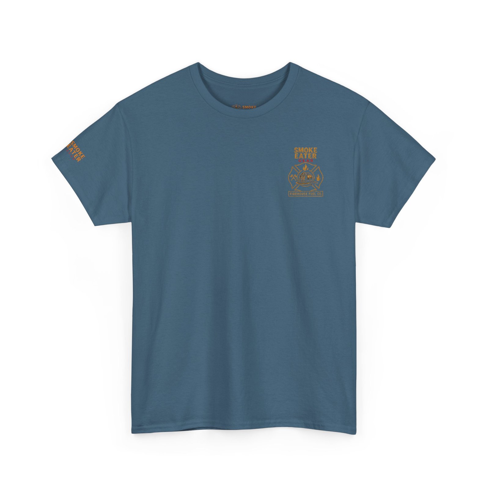 Smoke Eater Gear Hose Dragger Firefighter T-Shirt - Image 49