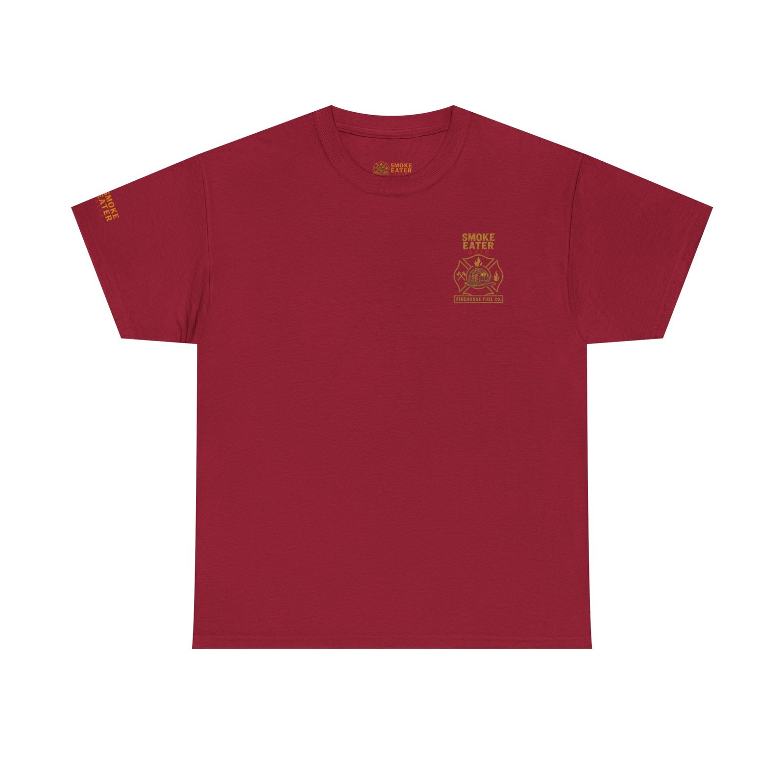 Smoke Eater Gear Hose Dragger Firefighter T-Shirt - Image 118
