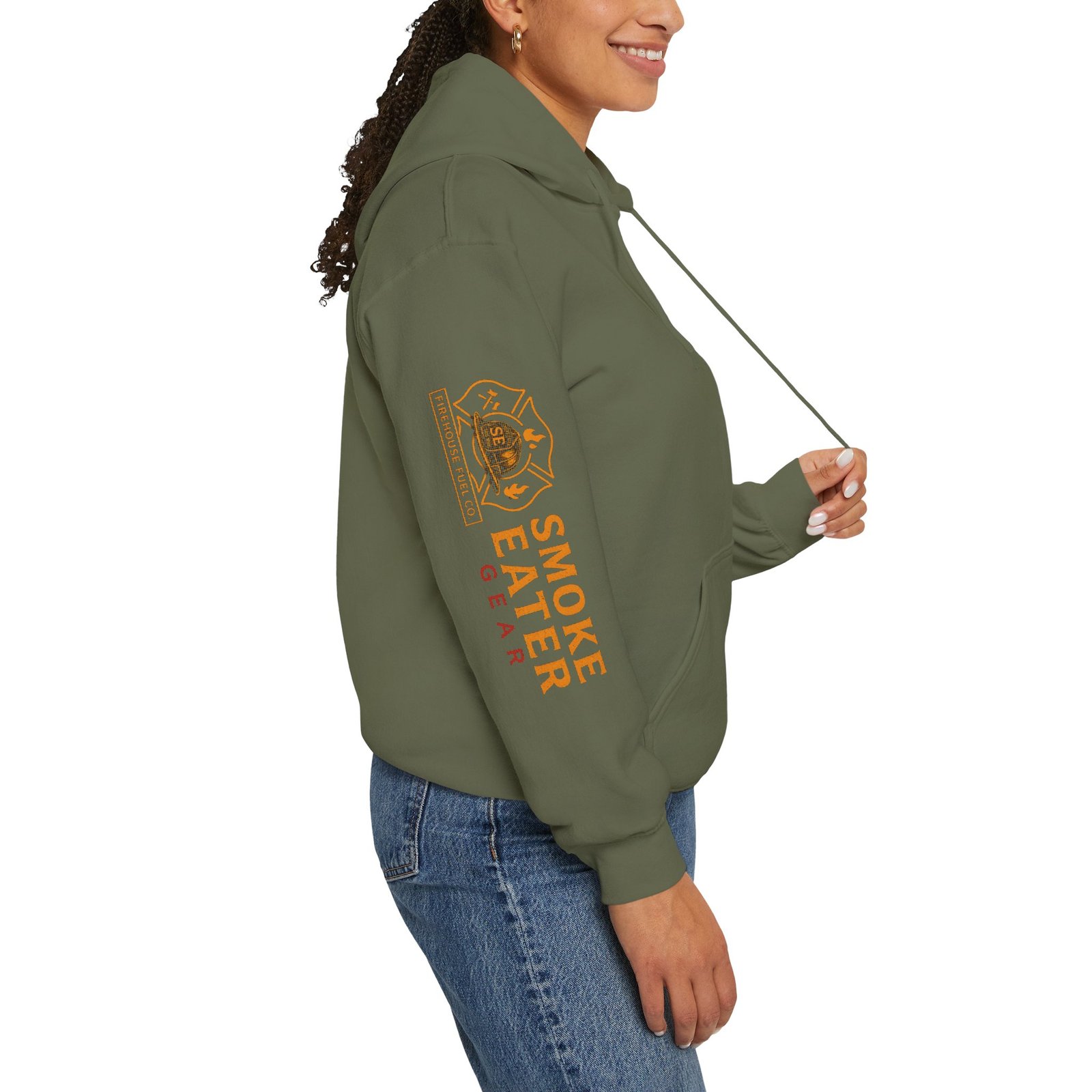 Smoke Eater Gear Thin Red Line Maltese Hoodie - Image 35