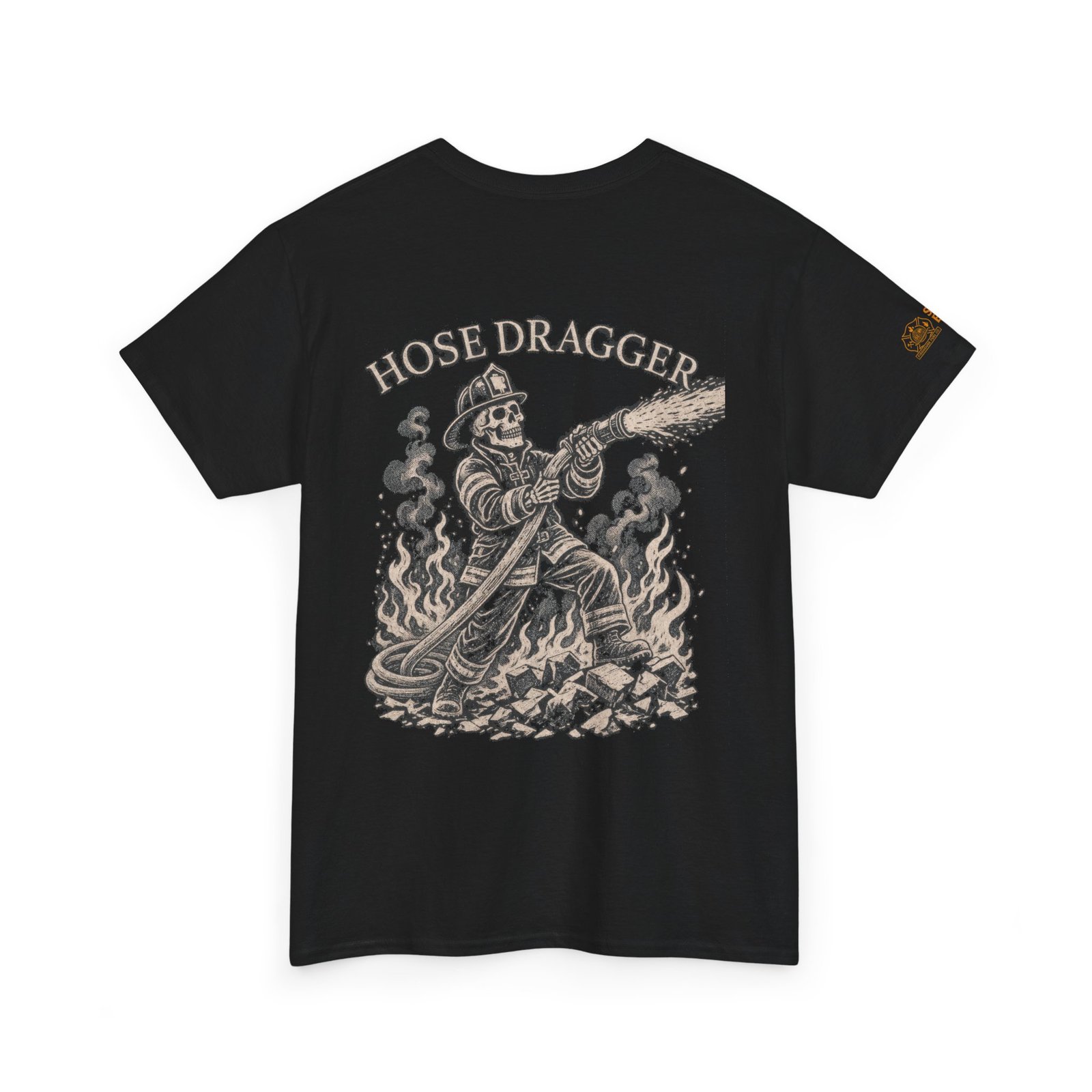 Smoke Eater Gear Hose Dragger Firefighter T-Shirt