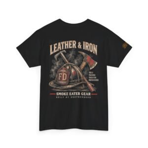 Smoke Eater Gear Leather & Iron T‑Shirt