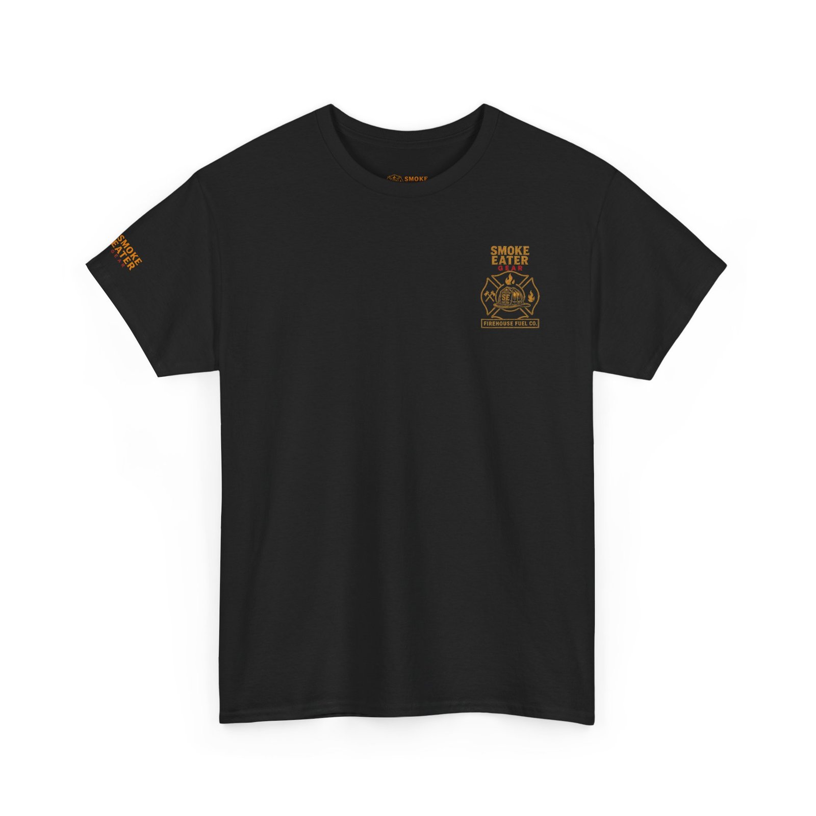 Smoke Eater Gear Hose Dragger Firefighter T-Shirt - Image 2