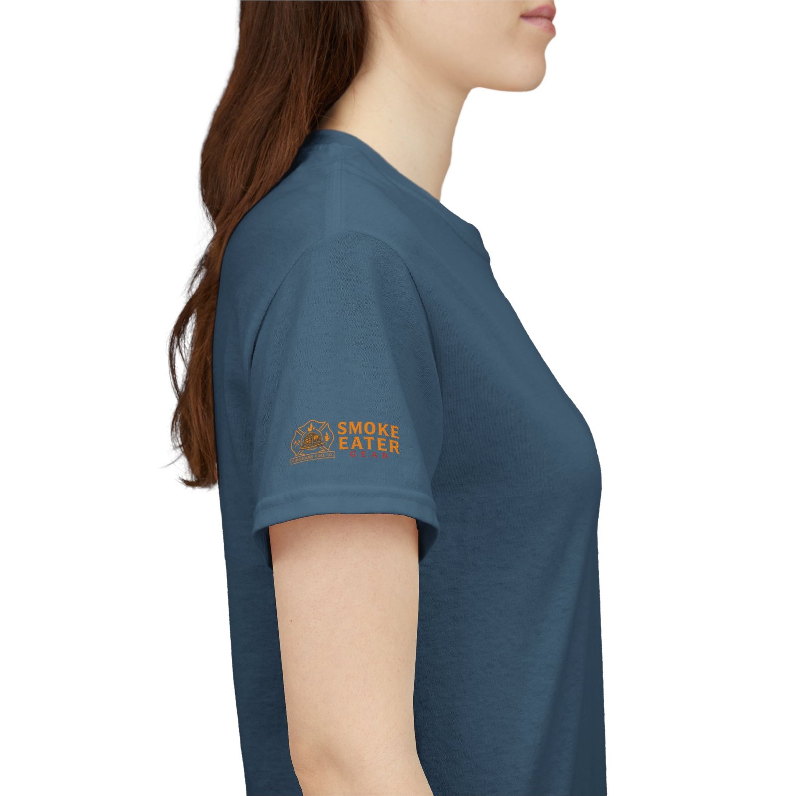 Smoke Eater Gear Hose Dragger Firefighter T-Shirt - Image 57