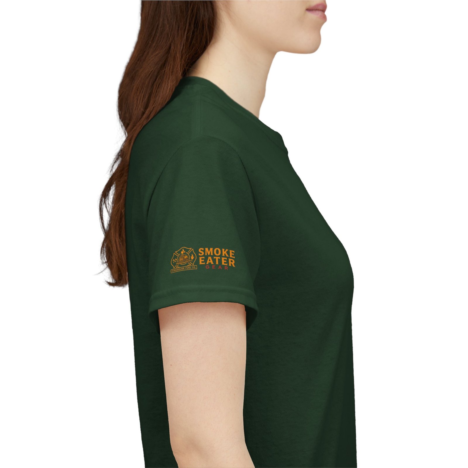 Smoke Eater Gear Hose Dragger Firefighter T-Shirt - Image 33