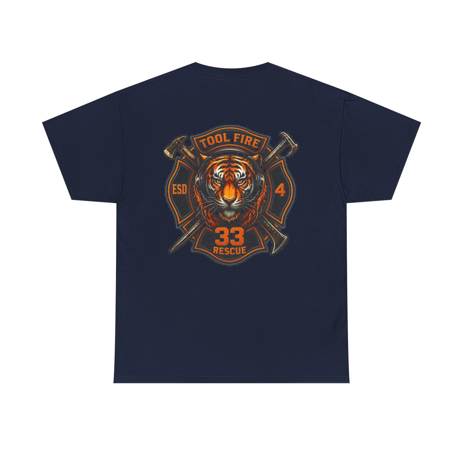 Tool Firefighter Tee — Tool Fire Tiger Graphic T-Shirt - Image 26