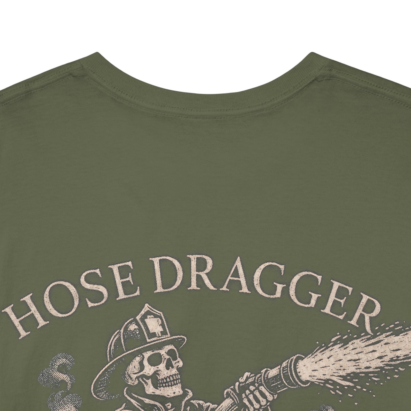 Smoke Eater Gear Hose Dragger Firefighter T-Shirt - Image 18