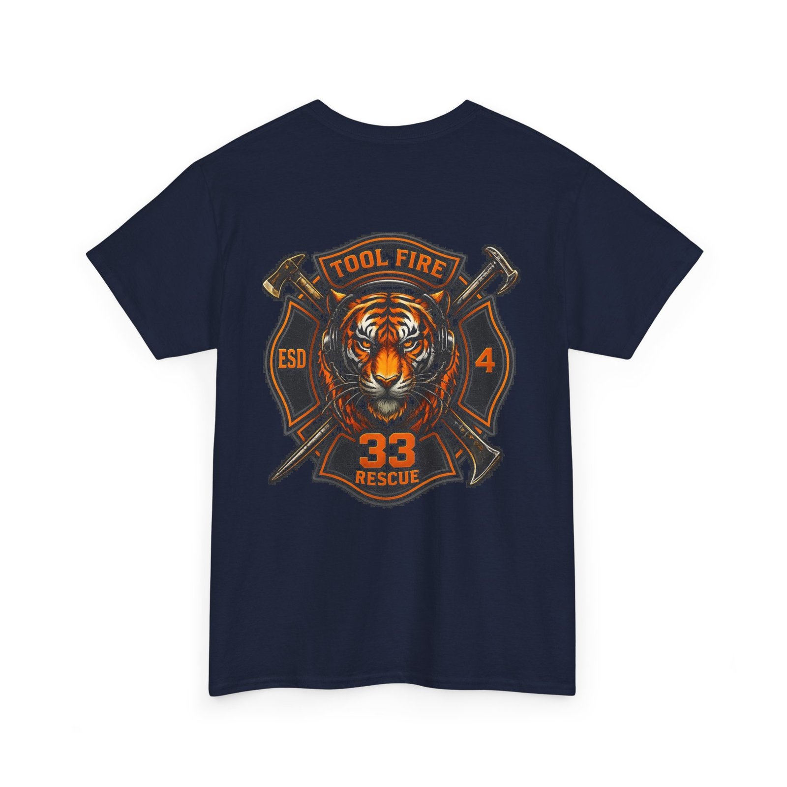 Tool Firefighter Tee — Tool Fire Tiger Graphic T-Shirt - Image 20