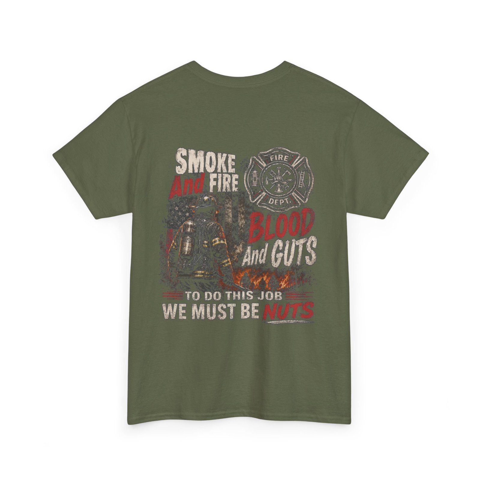Smoke Eater Gear - Smoke, Fire, Blood and Guts T-Shirt - Image 24