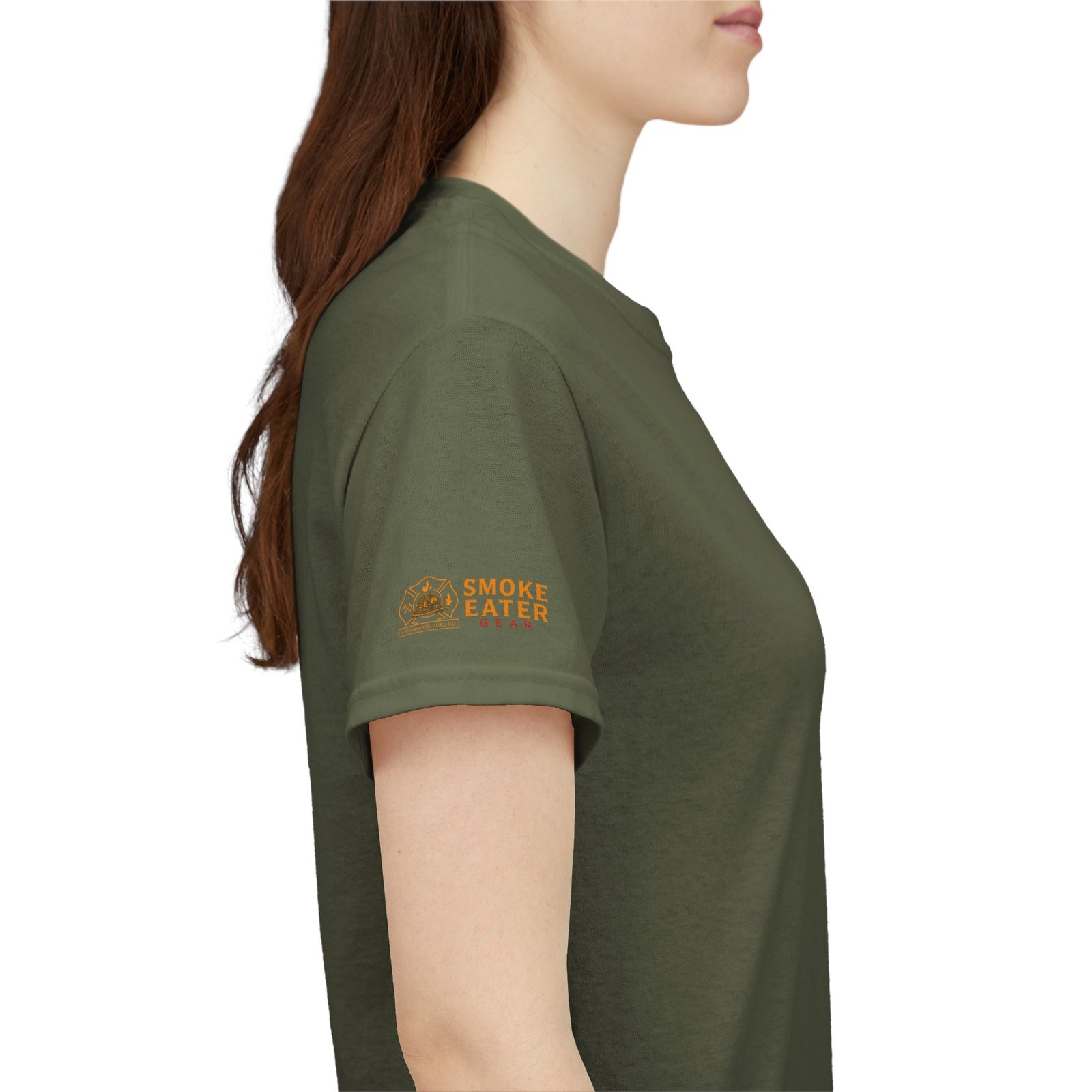 Smoke Eater Gear Hose Dragger Firefighter T-Shirt - Image 21