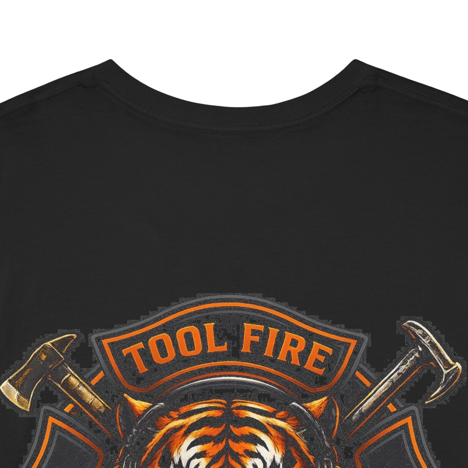Tool Firefighter Tee — Tool Fire Tiger Graphic T-Shirt - Image 6