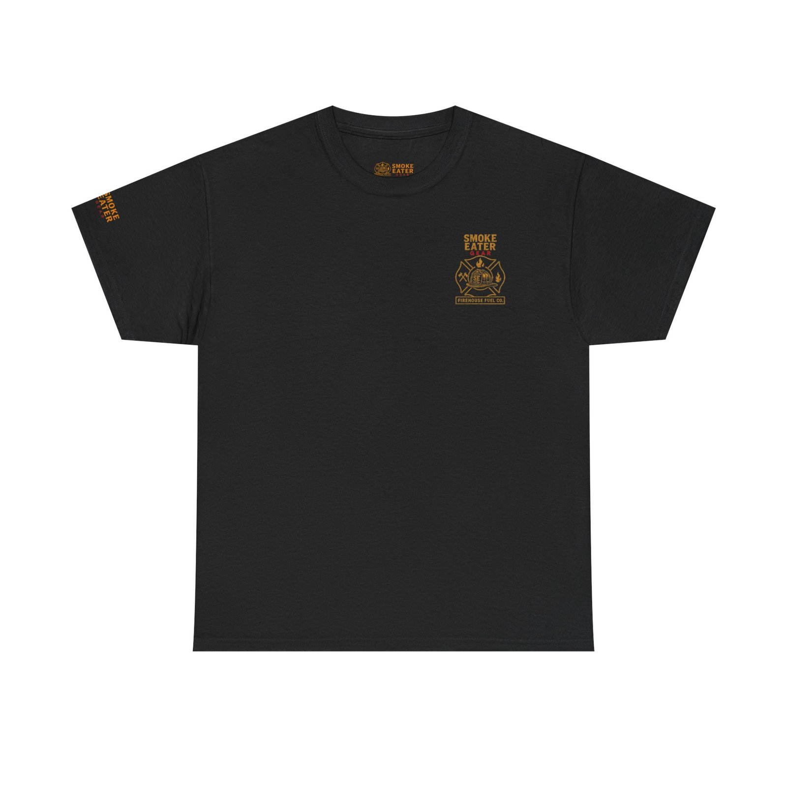 Smoke Eater Gear Hose Dragger Firefighter T-Shirt - Image 10