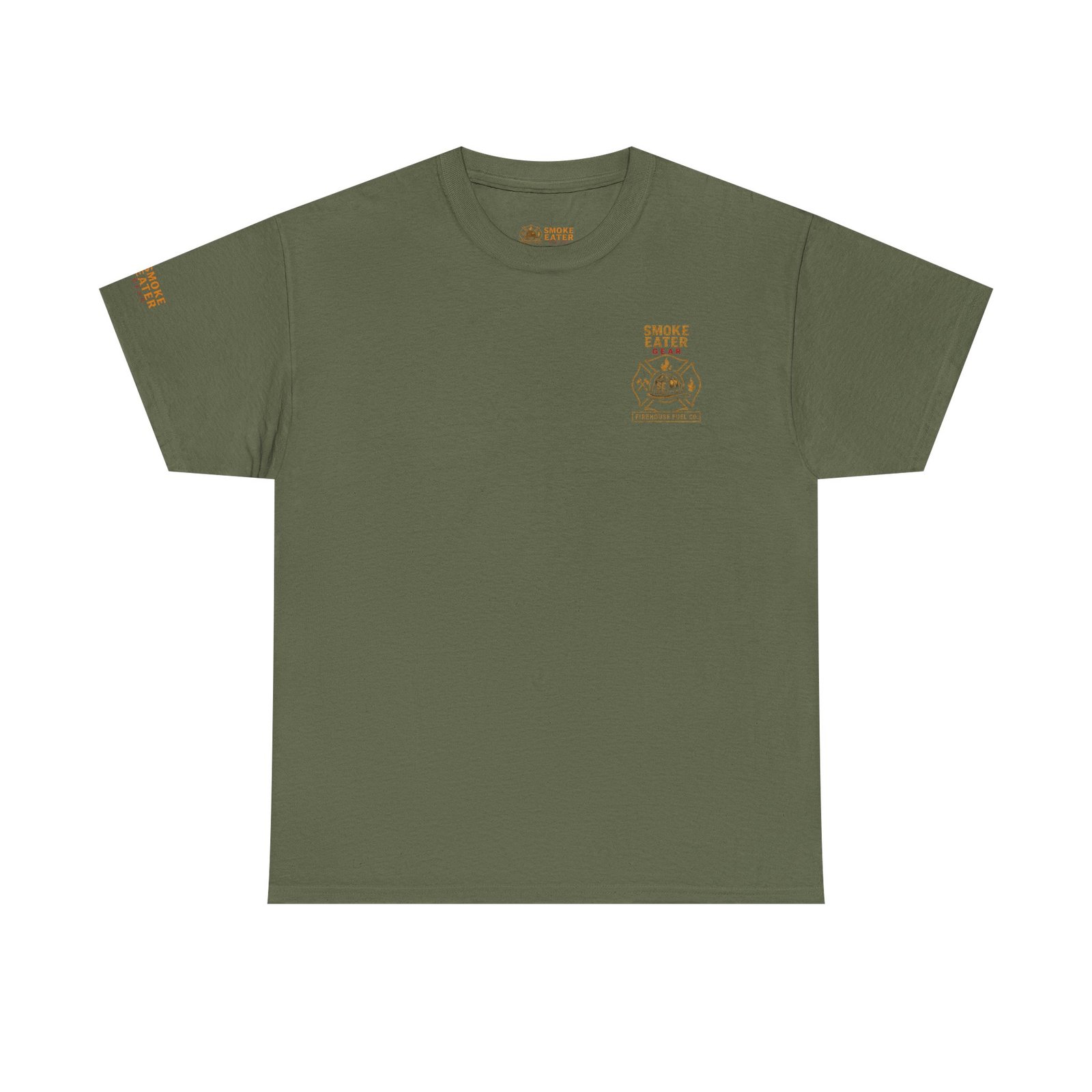 Smoke Eater Gear Hose Dragger Firefighter T-Shirt - Image 22