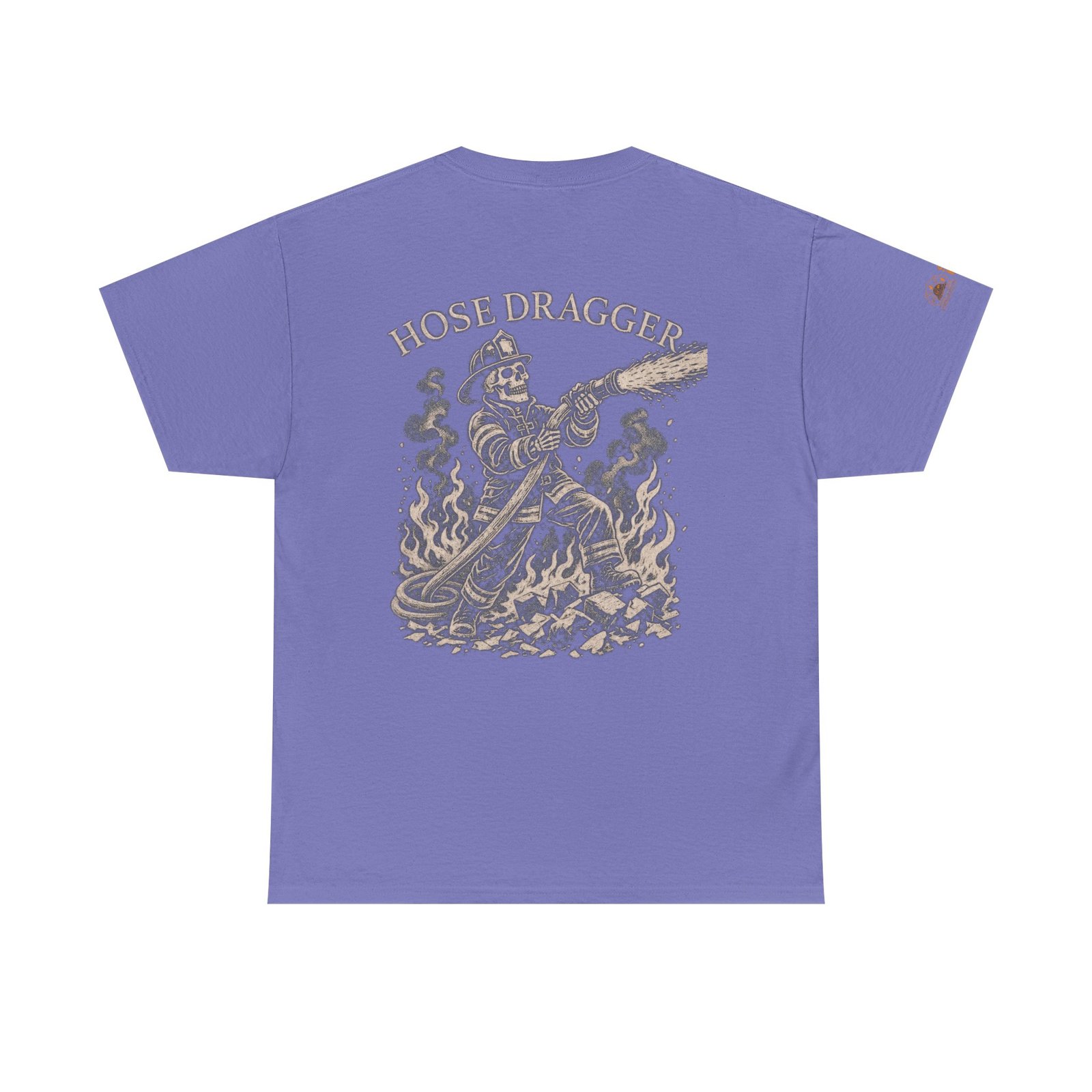 Smoke Eater Gear Hose Dragger Firefighter T-Shirt - Image 95