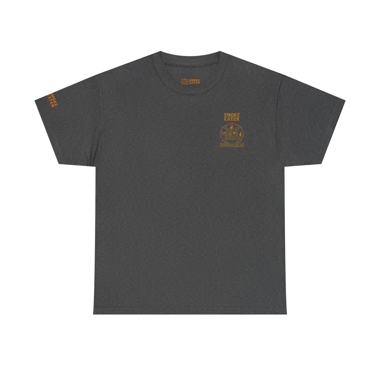 Smoke Eater Gear Hose Dragger Firefighter T-Shirt - Image 46