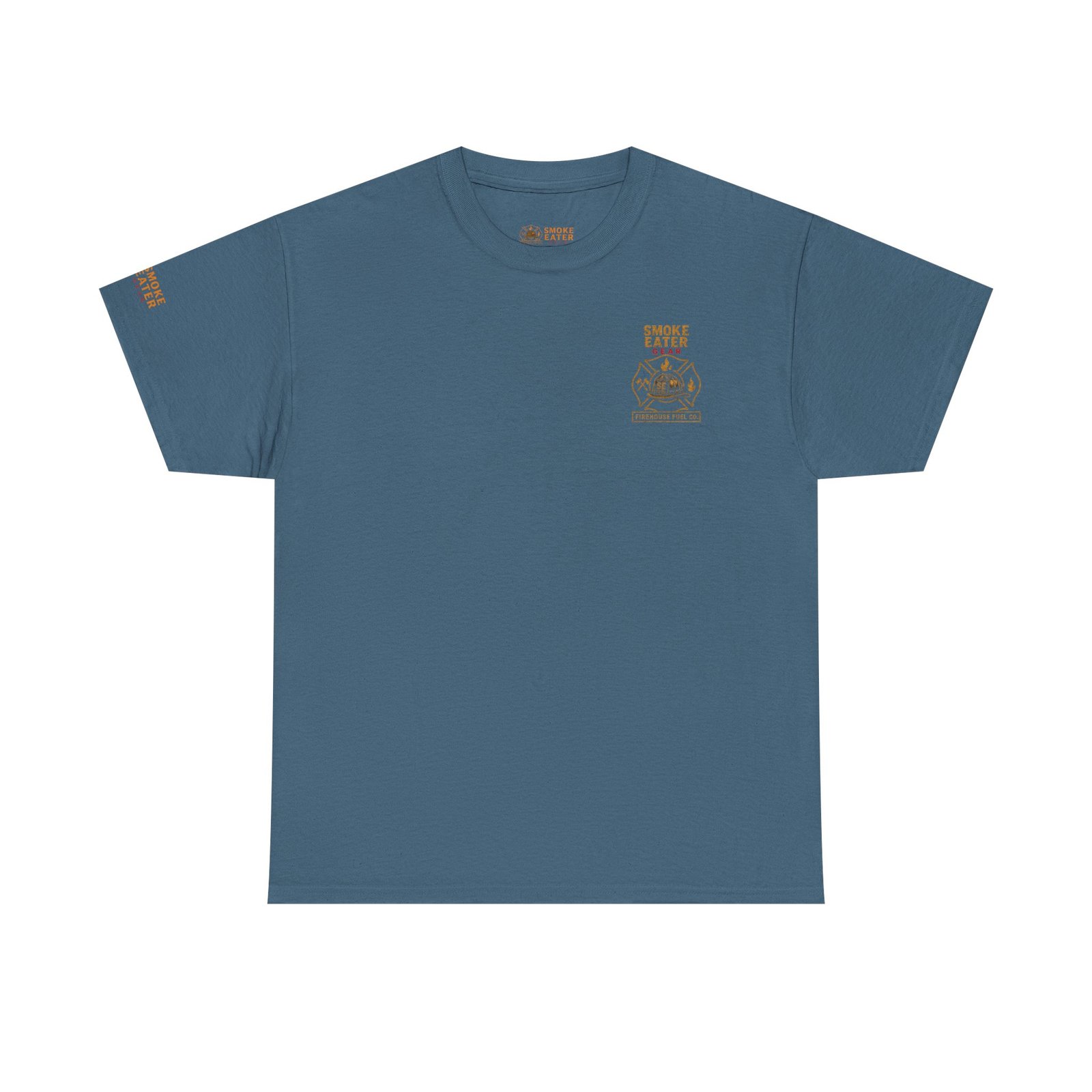 Smoke Eater Gear Hose Dragger Firefighter T-Shirt - Image 58