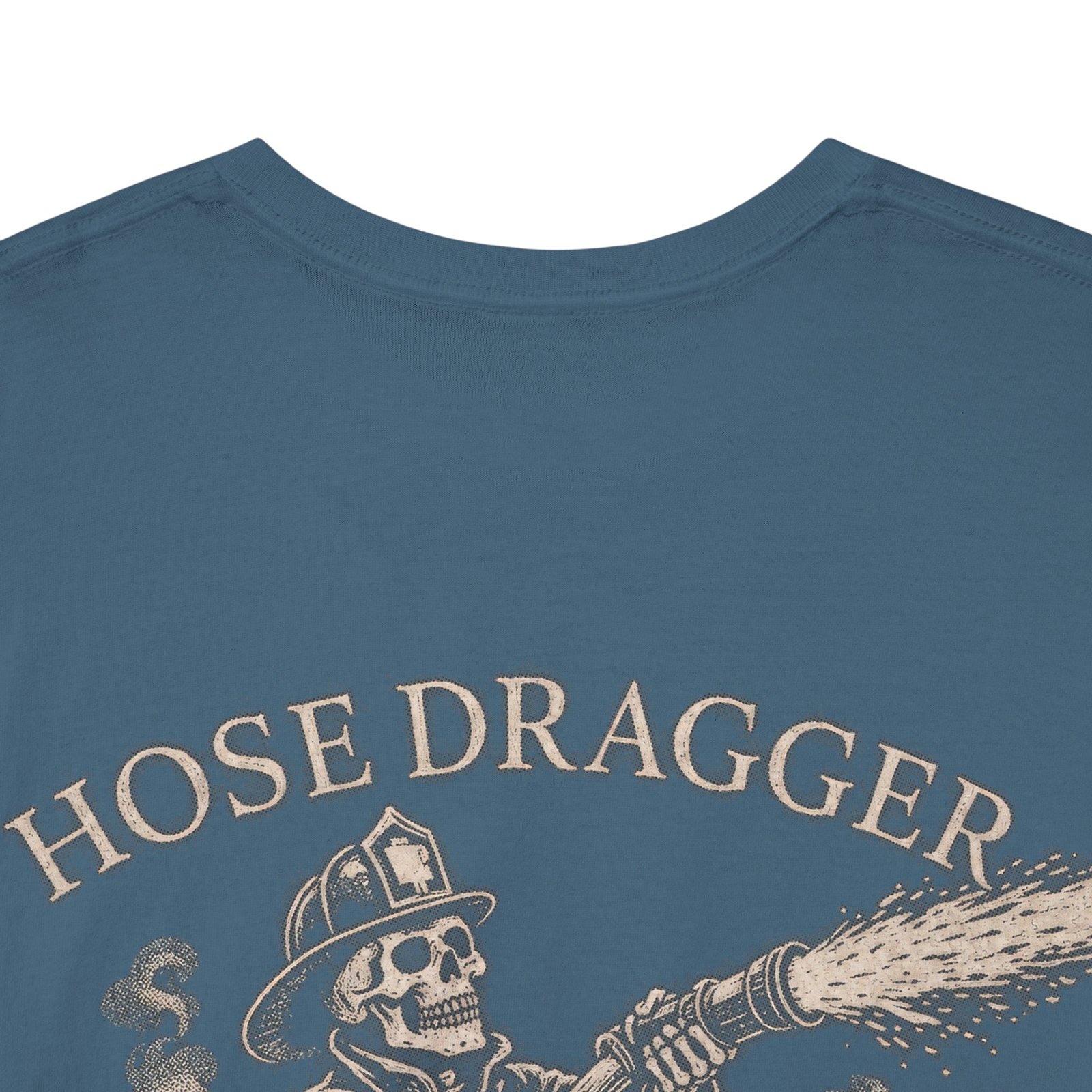 Smoke Eater Gear Hose Dragger Firefighter T-Shirt - Image 54