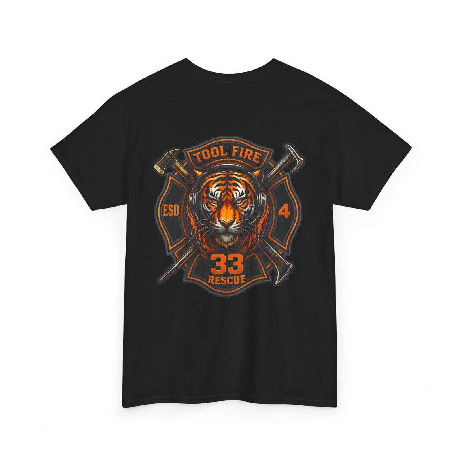 Tool Firefighter Tee — Tool Fire Tiger Graphic T-Shirt